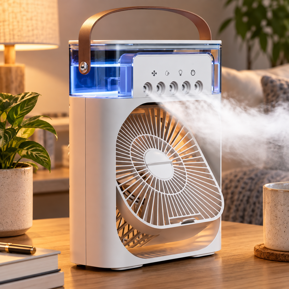 Mini Ar-Condicionado Portátil com Névoa — BrisaGo